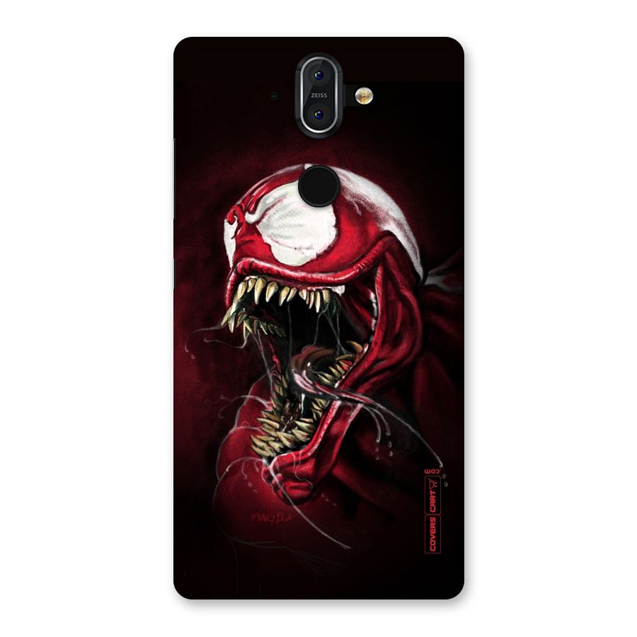 Red Venom Artwork Back Case for Nokia 8 Sirocco