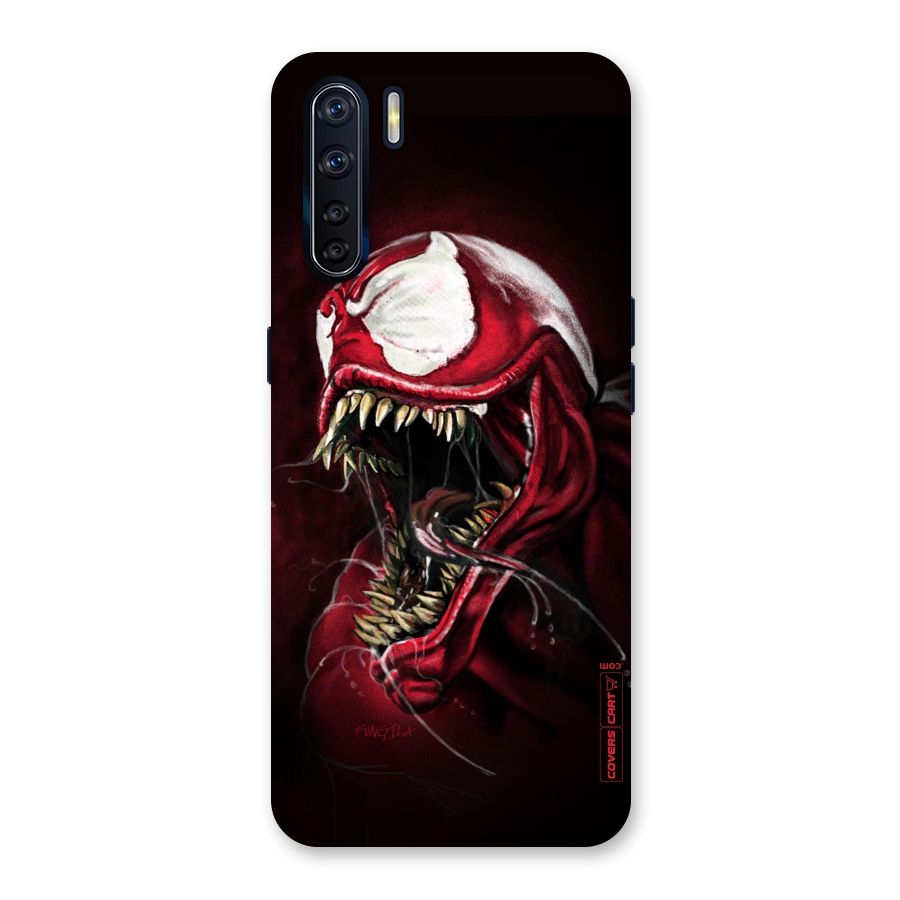 Red Venom Artwork Back Case for Oppo F15