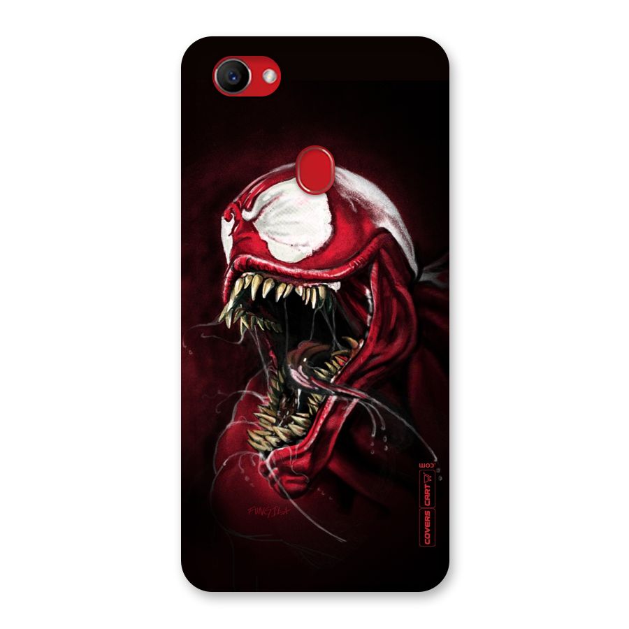 Red Venom Artwork Back Case for Oppo F7