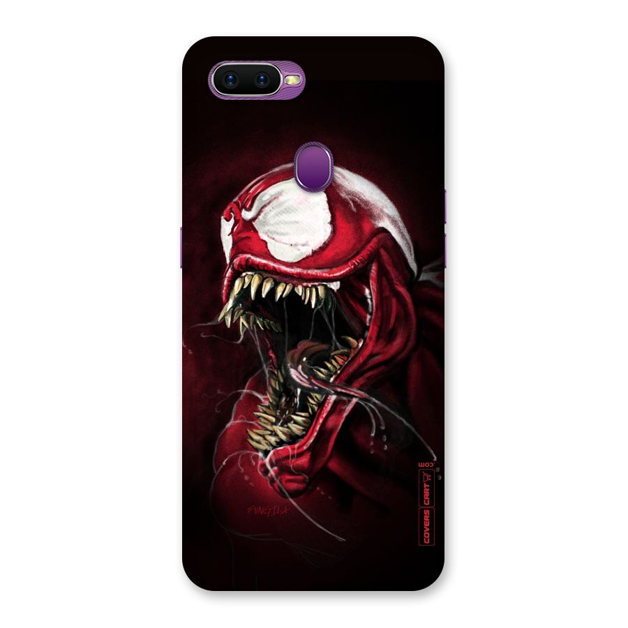 Red Venom Artwork Back Case for Oppo F9