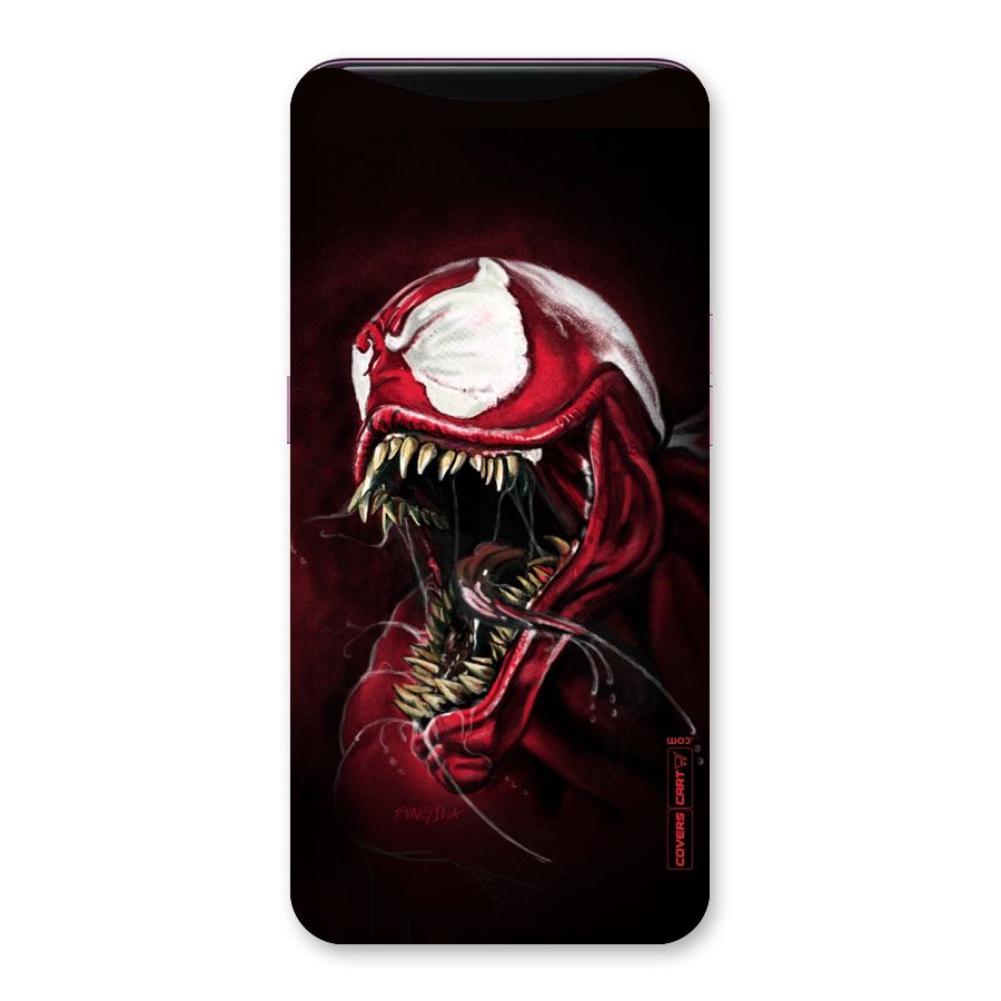 Red Venom Artwork Back Case for Oppo Find X