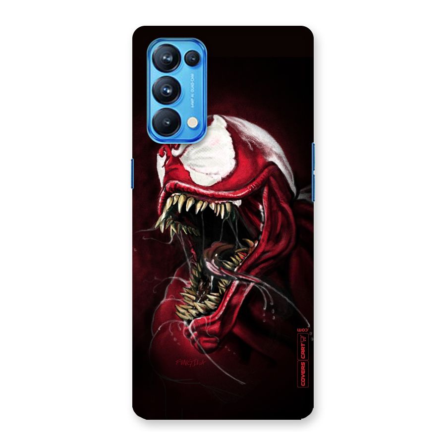 Red Venom Artwork Back Case for Oppo Reno5 Pro 5G