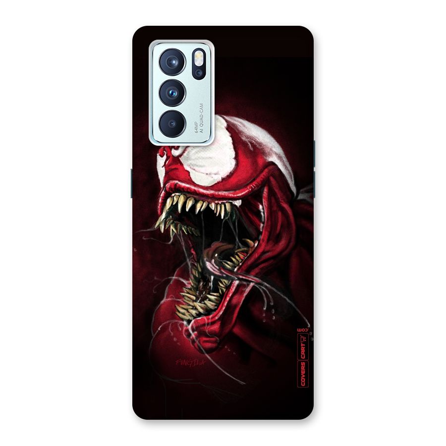 Red Venom Artwork Back Case for Oppo Reno6 Pro 5G