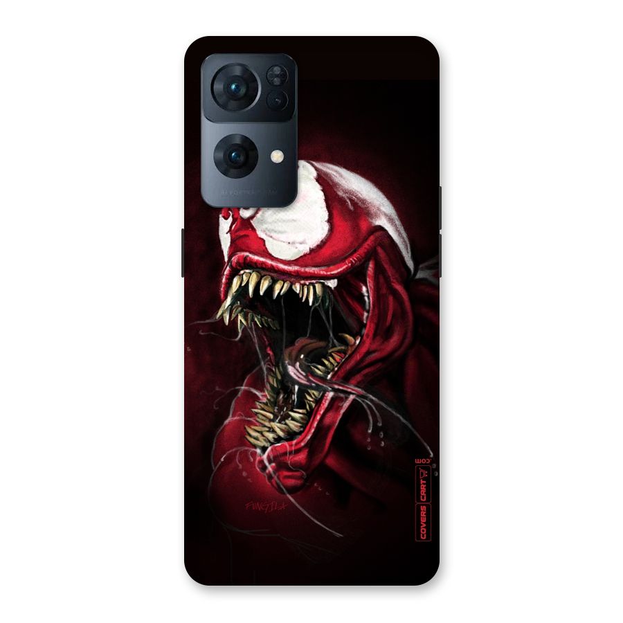 Red Venom Artwork Back Case for Oppo Reno7 Pro 5G