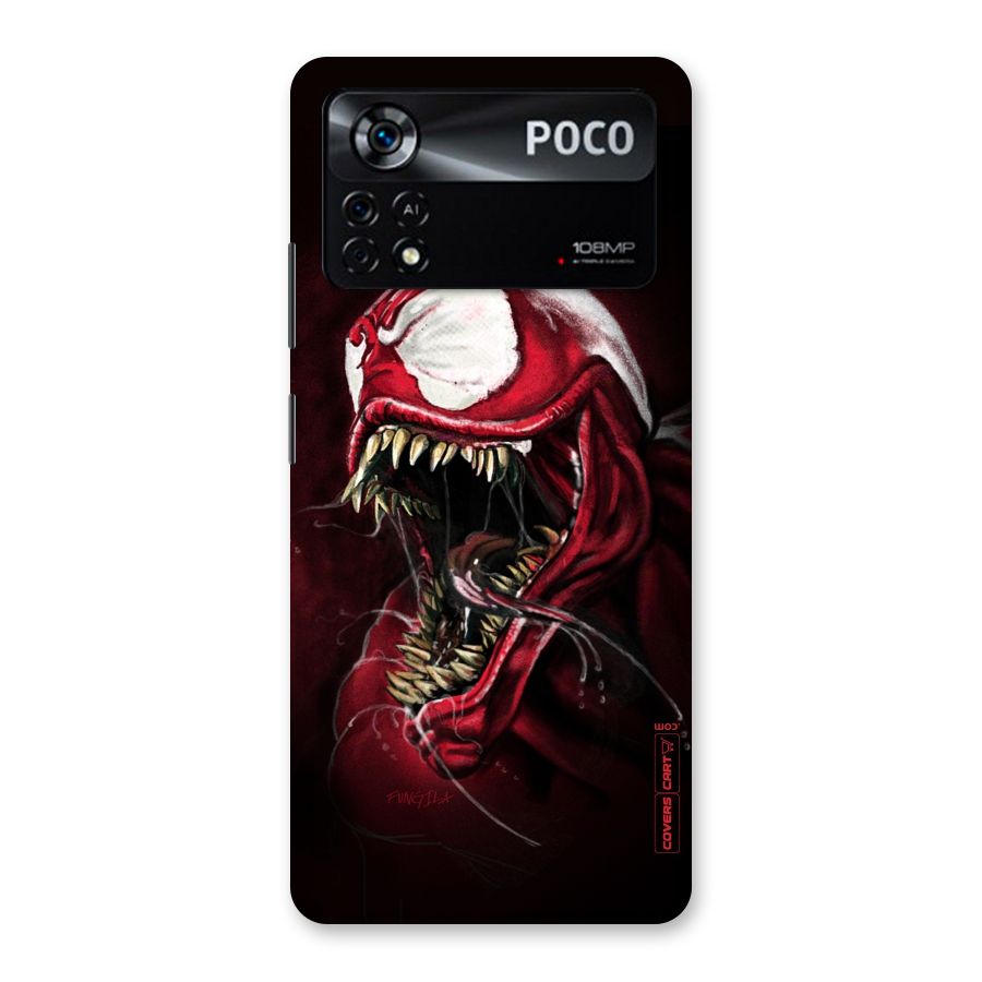 Red Venom Artwork Back Case for Poco X4 Pro 5G