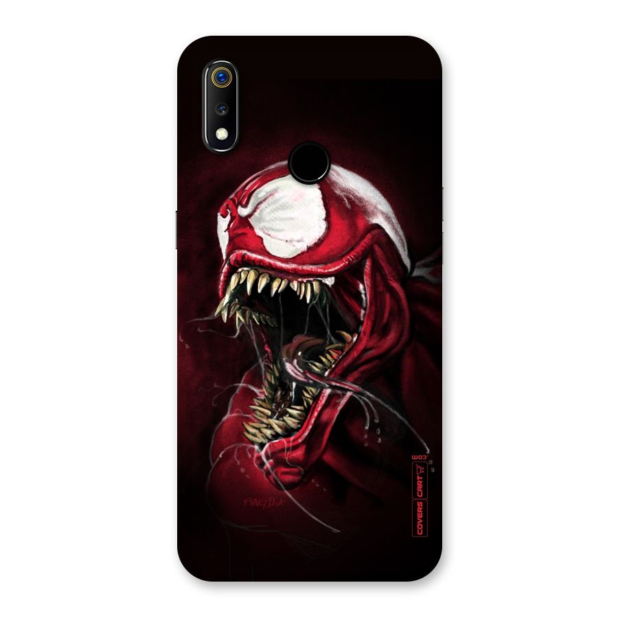 Red Venom Artwork Back Case for Realme 3