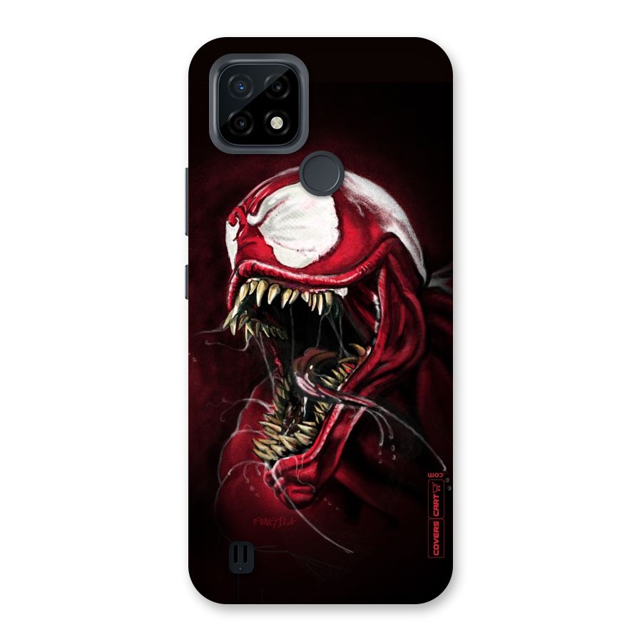 Red Venom Artwork Back Case for Realme C21