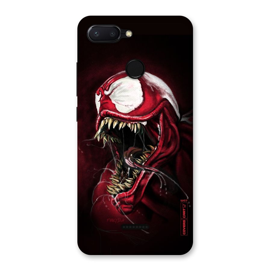 Red Venom Artwork Back Case for Redmi 6