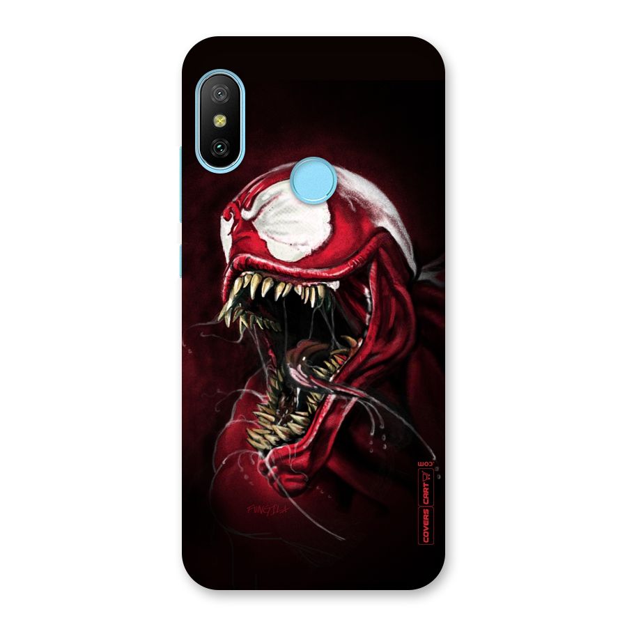 Red Venom Artwork Back Case for Redmi 6 Pro