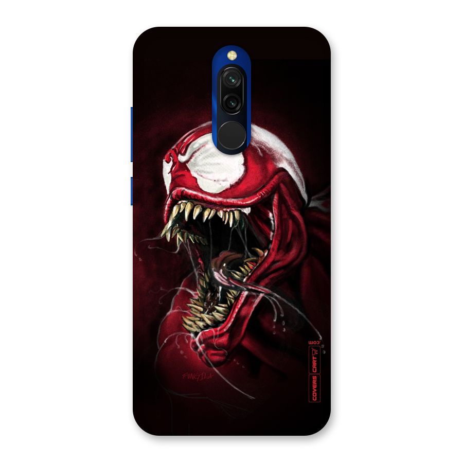 Red Venom Artwork Back Case for Redmi 8