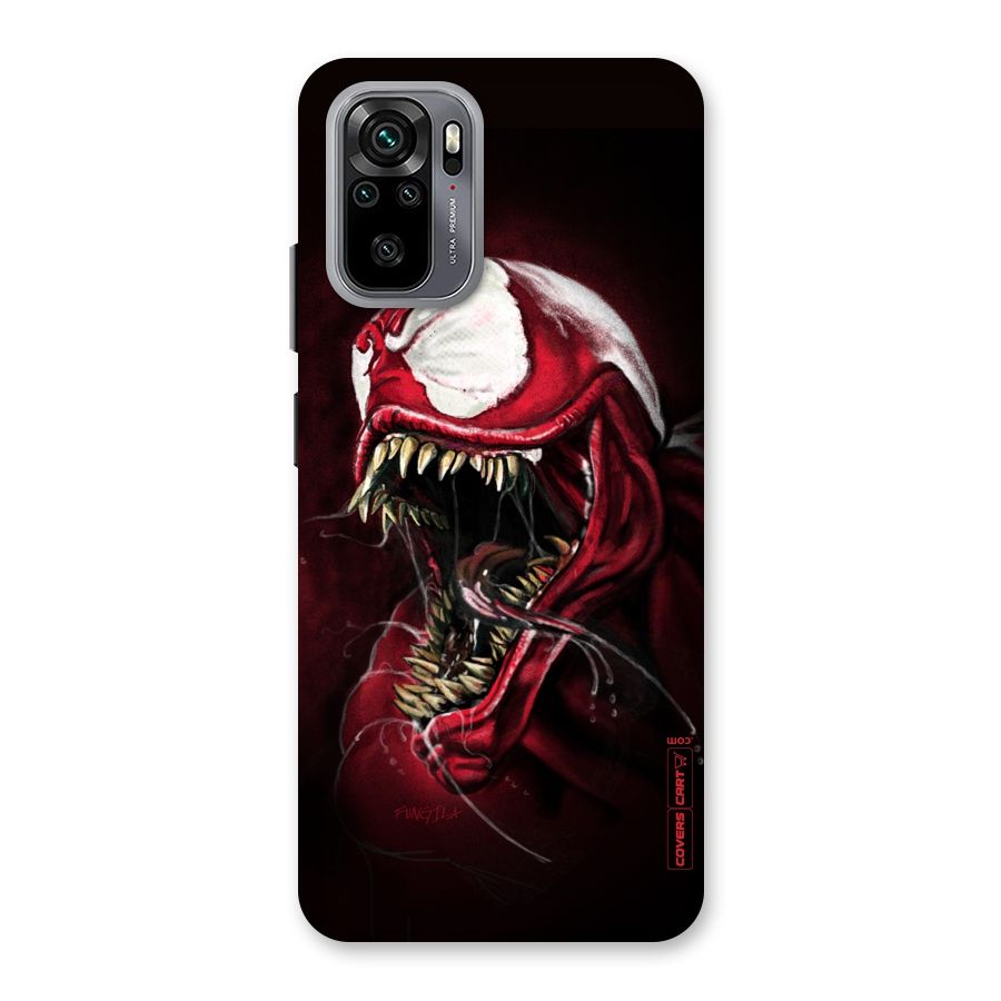 Red Venom Artwork Back Case for Redmi Note 10