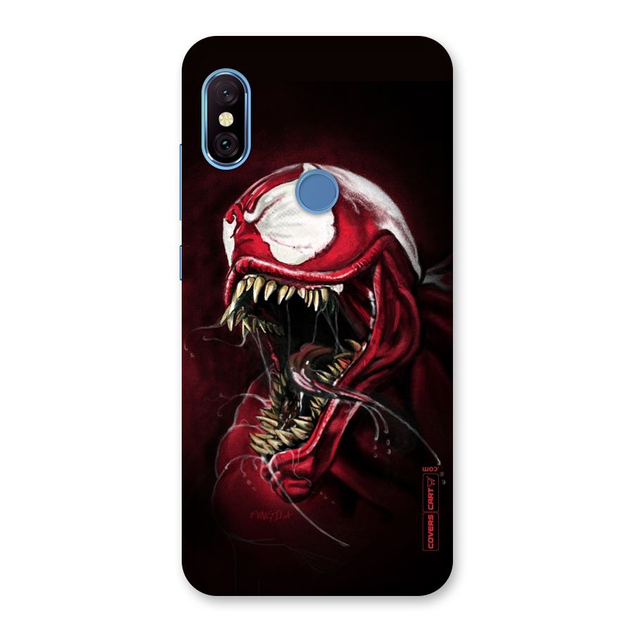 Red Venom Artwork Back Case for Redmi Note 6 Pro