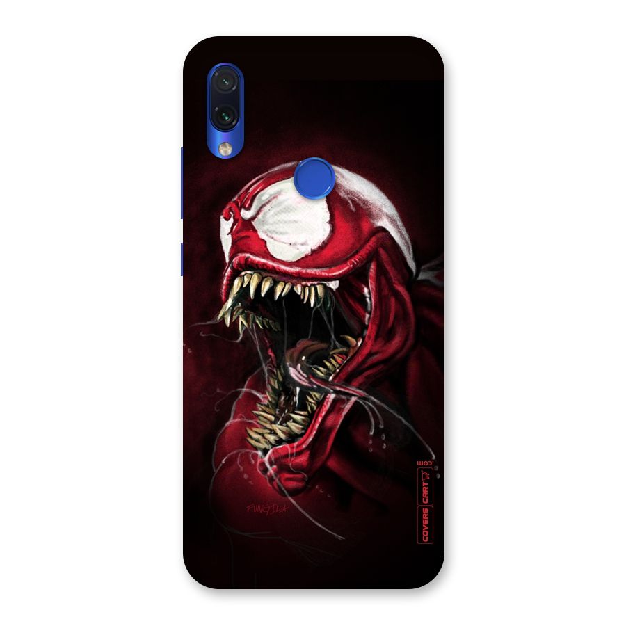 Red Venom Artwork Back Case for Redmi Note 7