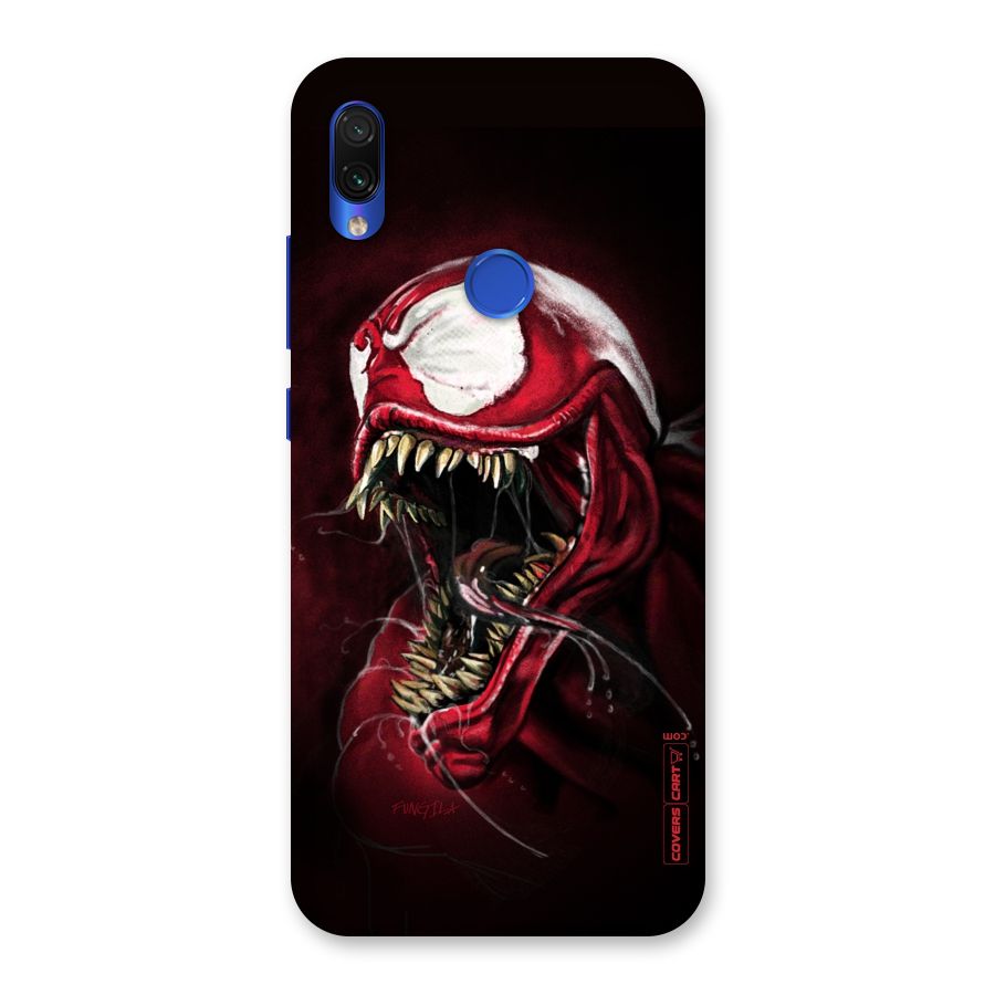 Red Venom Artwork Back Case for Redmi Note 7S