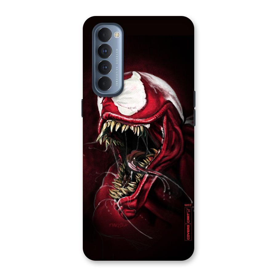 Red Venom Artwork Back Case for Reno4 Pro