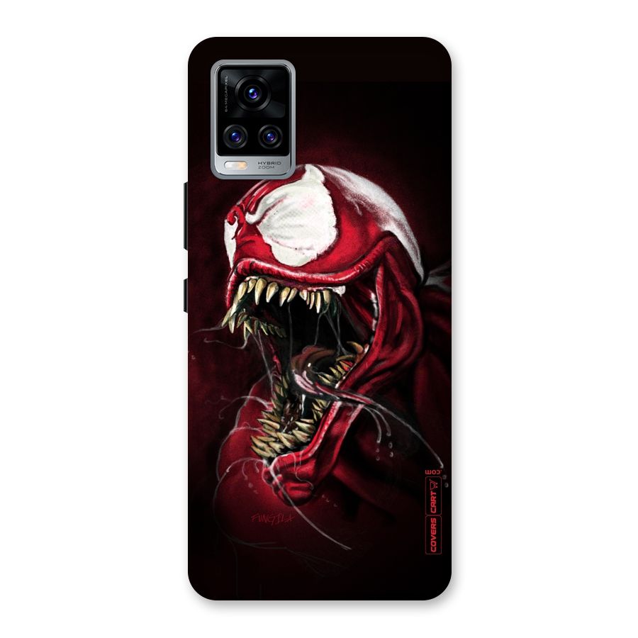 Red Venom Artwork Back Case for Vivo V20 Pro