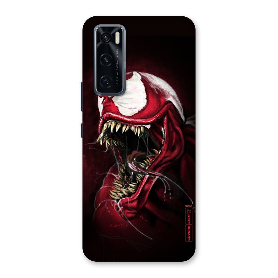 Red Venom Artwork Back Case for Vivo V20 SE