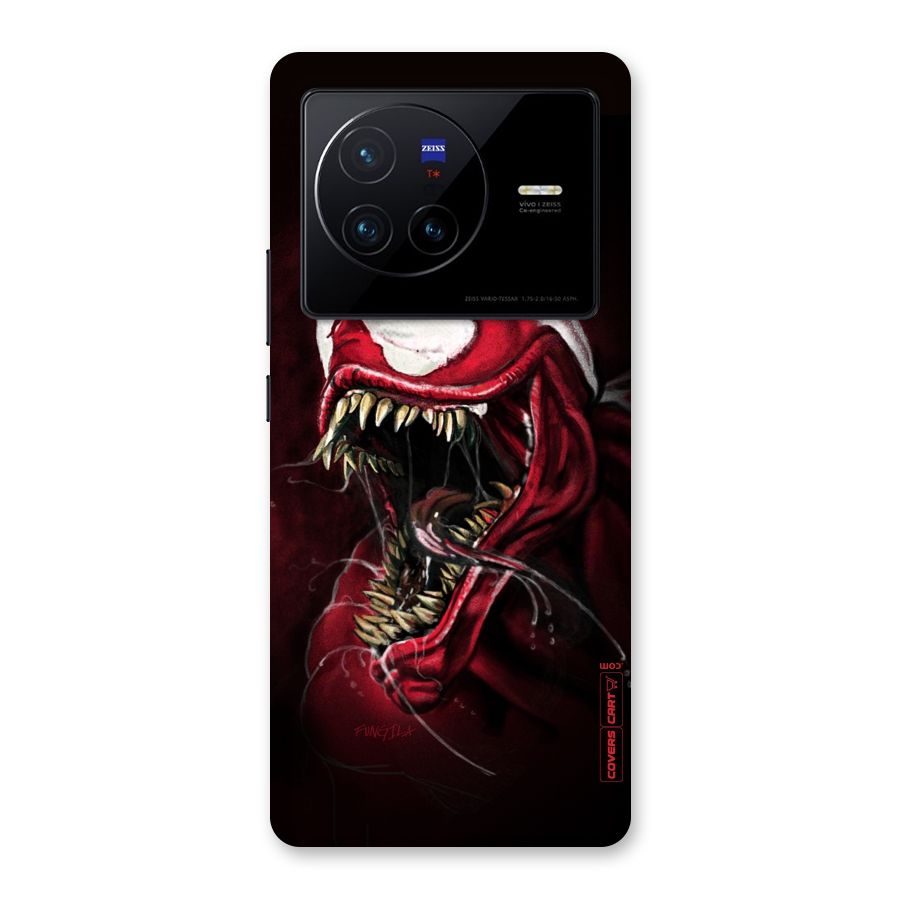 Red Venom Artwork Back Case for Vivo X80