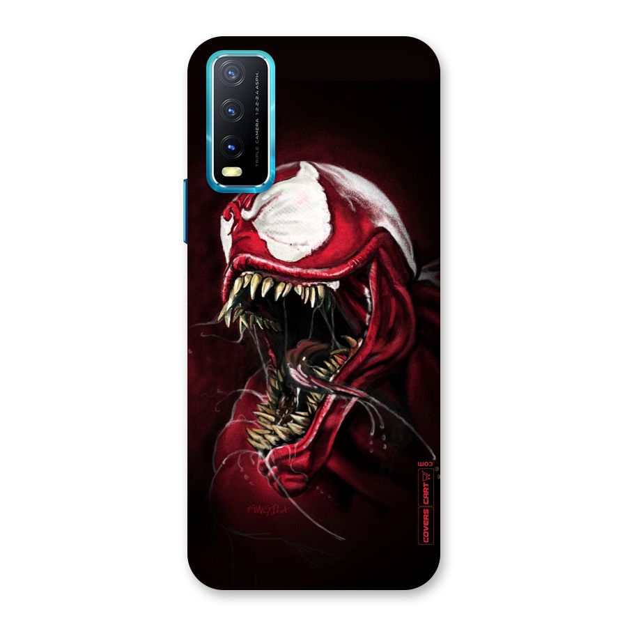 Red Venom Artwork Back Case for Vivo Y20