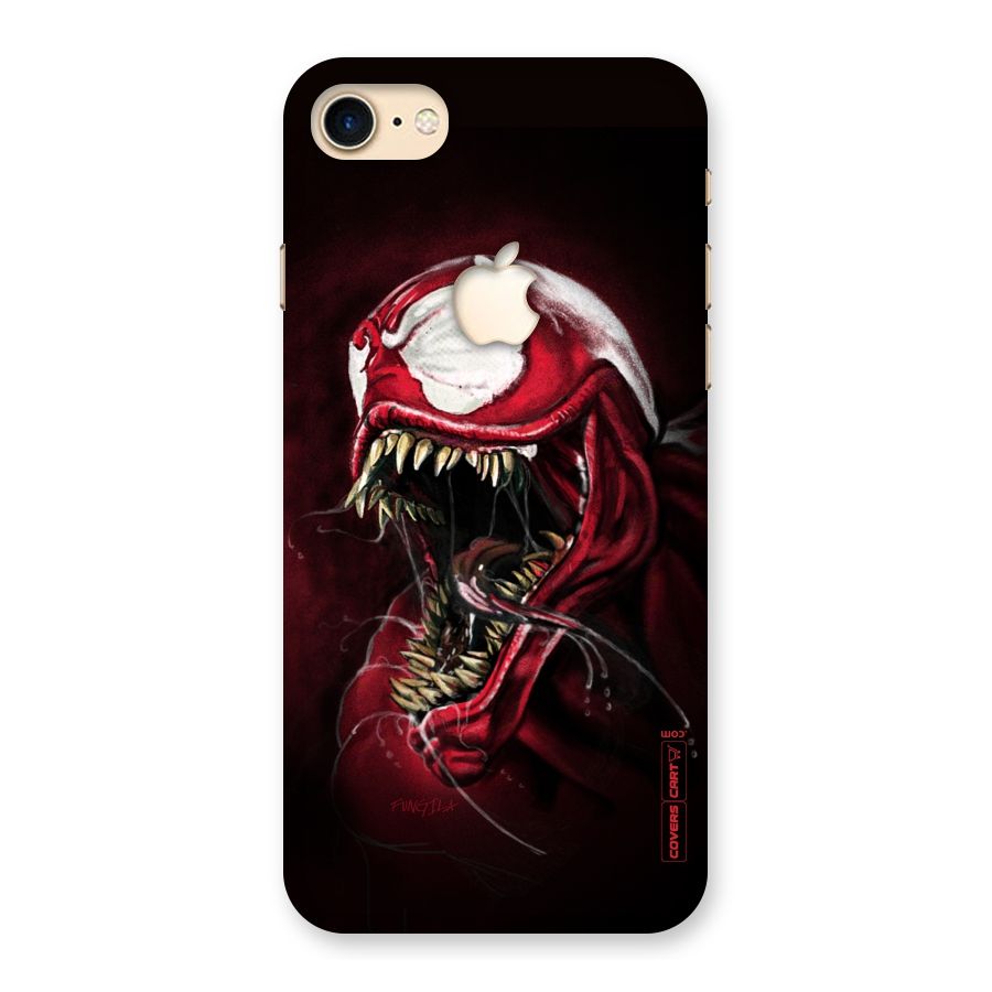 Red Venom Artwork Back Case for iPhone 7 Apple Cut