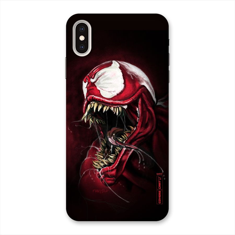 Red Venom Artwork Back Case for iPhone XS Max
