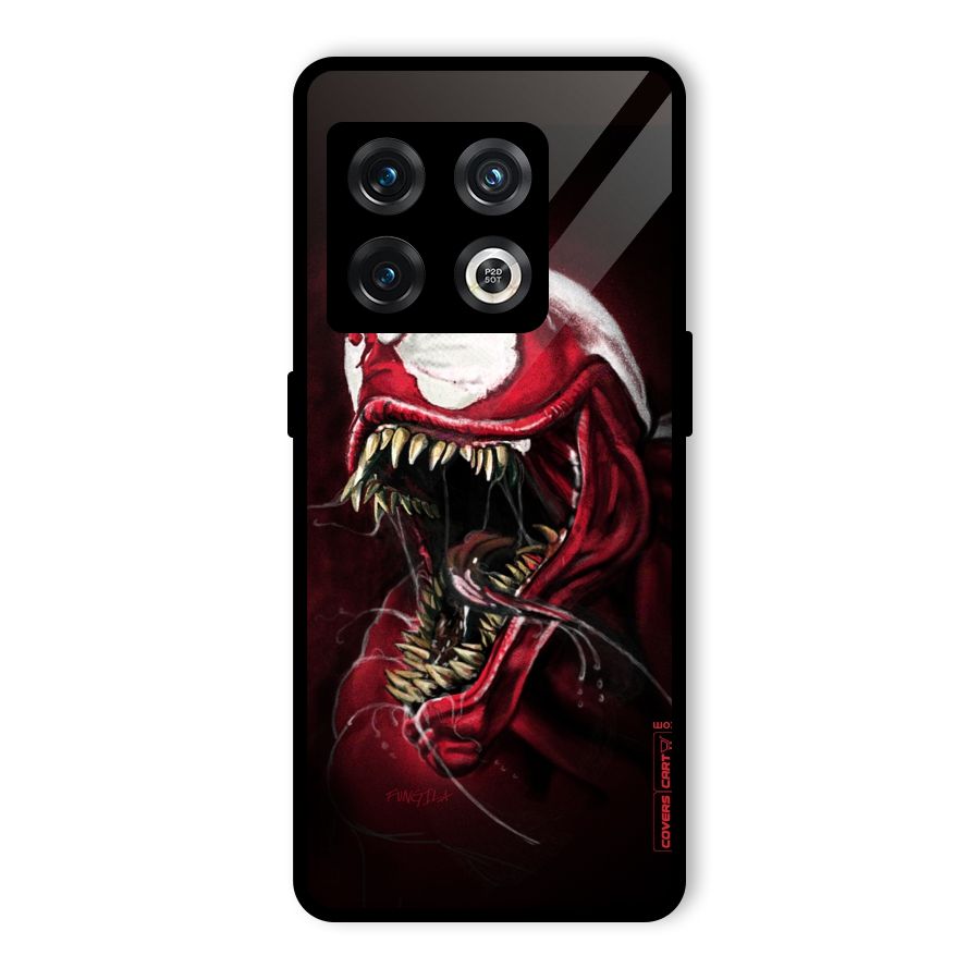 Red Venom Artwork Glass Back Case for OnePlus 10 Pro 5G