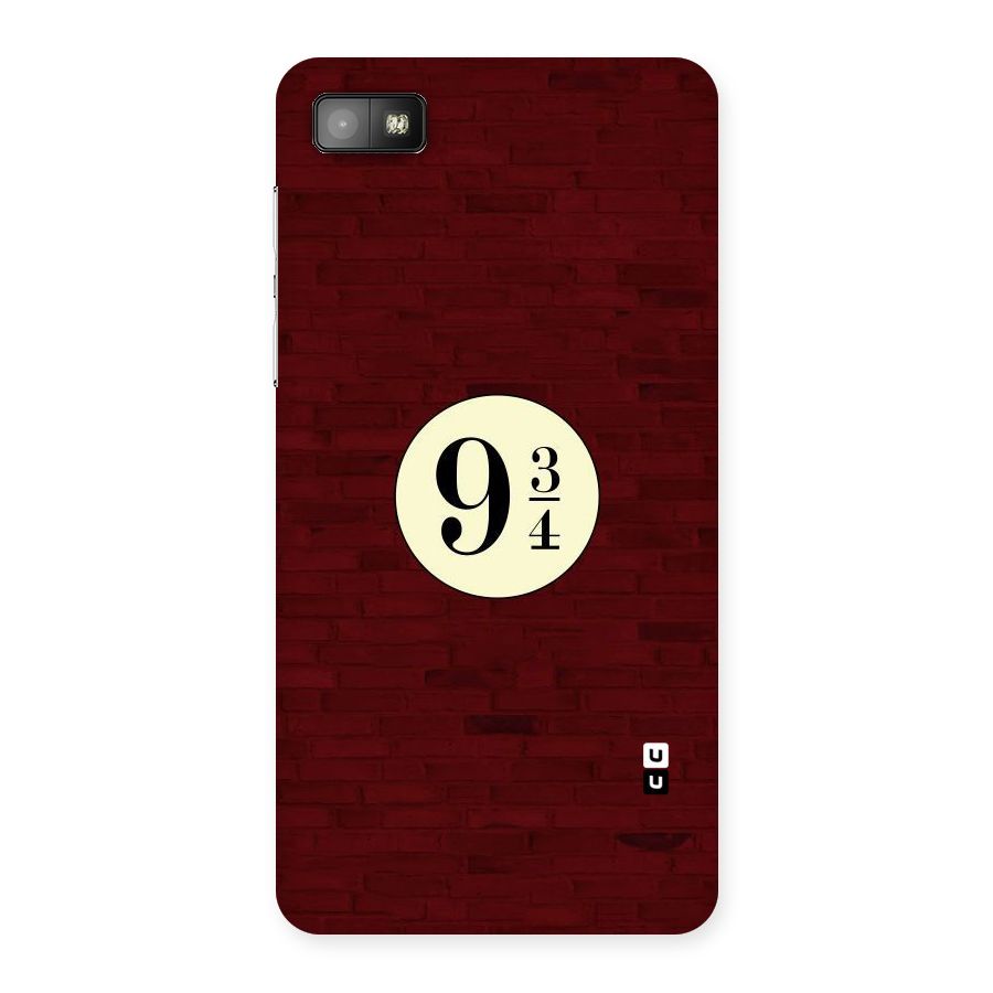 Red Wall Express Back Case for Blackberry Z10