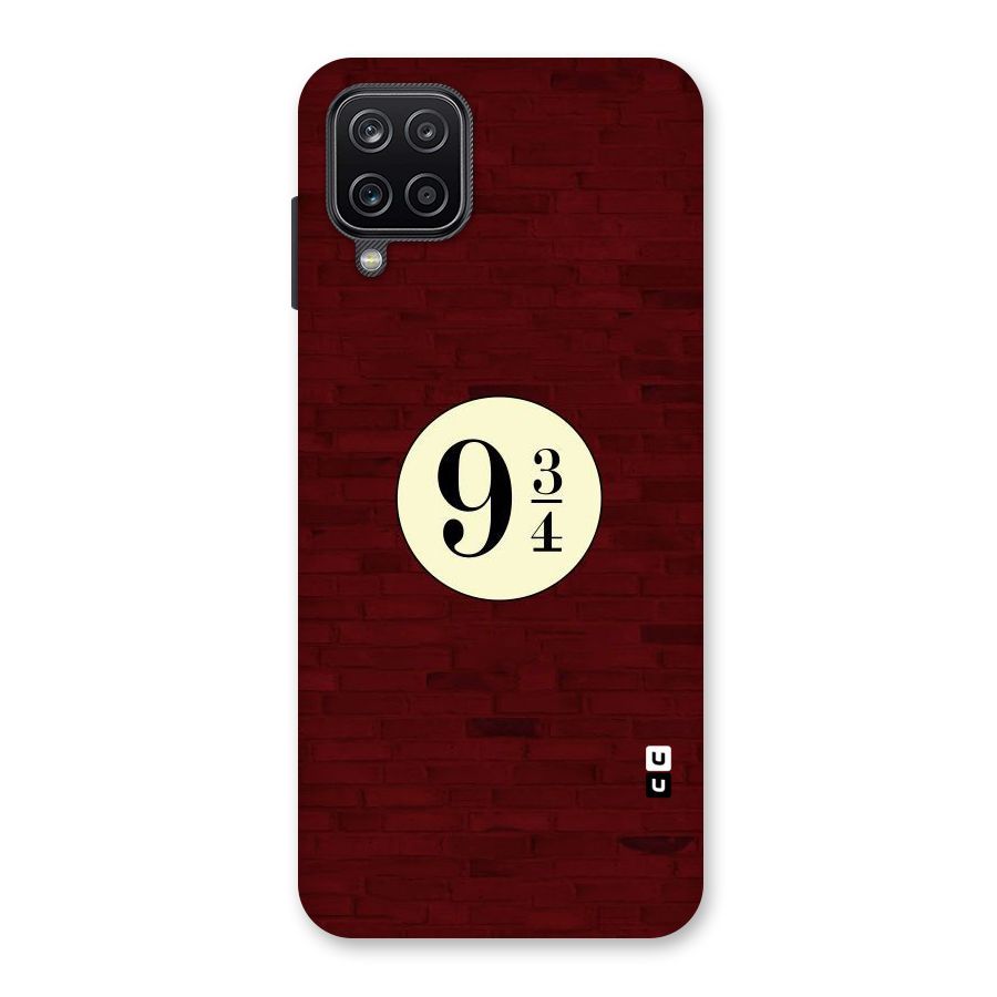Red Wall Express Back Case for Galaxy A12