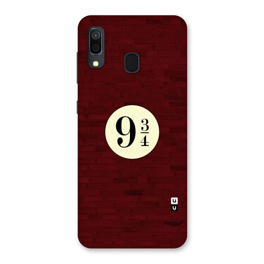 Red Wall Express Back Case for Galaxy A20