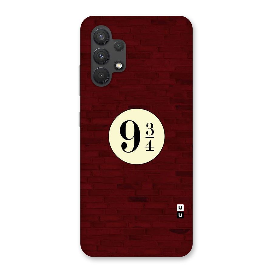 Red Wall Express Back Case for Galaxy A32