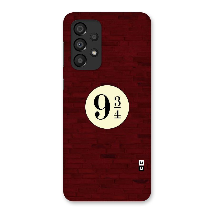 Red Wall Express Back Case for Galaxy A33 5G