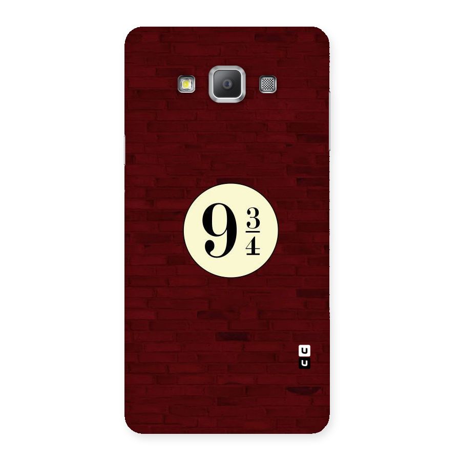 Red Wall Express Back Case for Galaxy A7