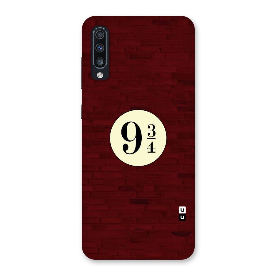Red Wall Express Back Case for Galaxy A70
