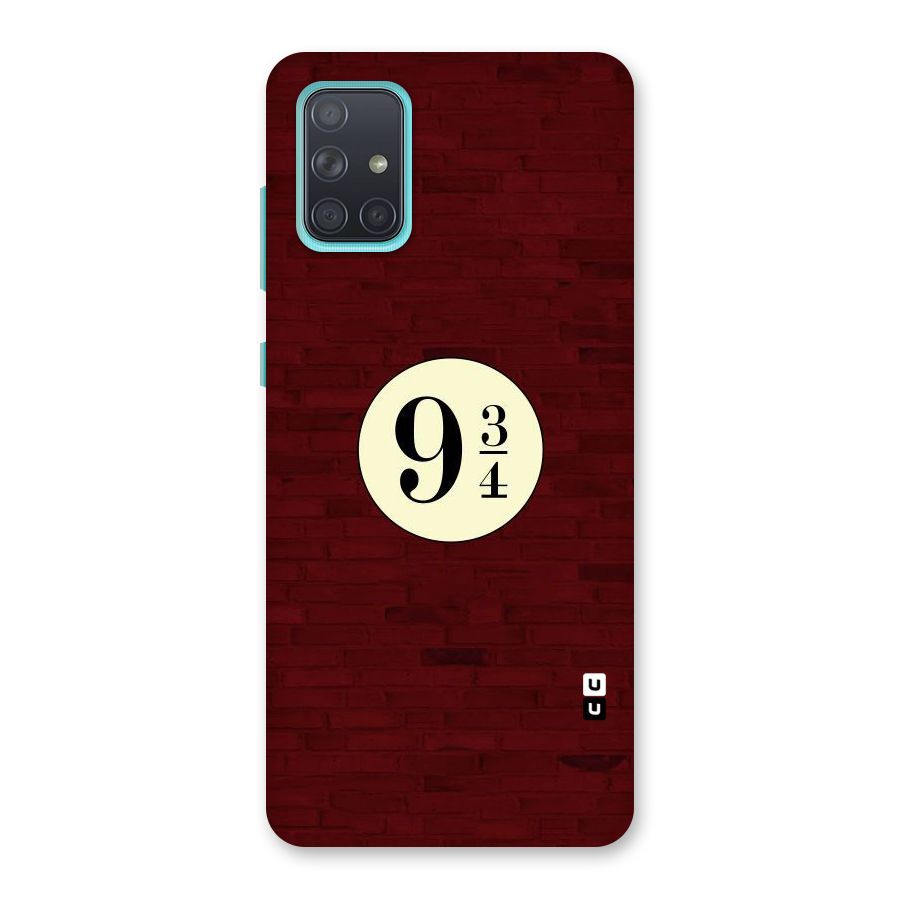 Red Wall Express Back Case for Galaxy A71