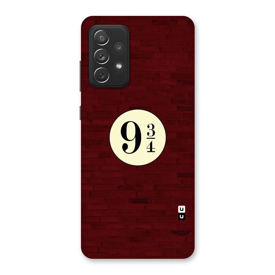 Red Wall Express Back Case for Galaxy A72