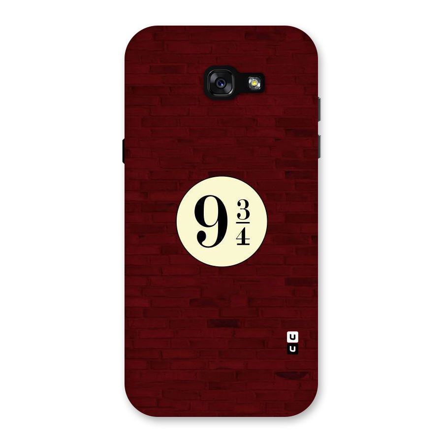 Red Wall Express Back Case for Galaxy A7 (2017)
