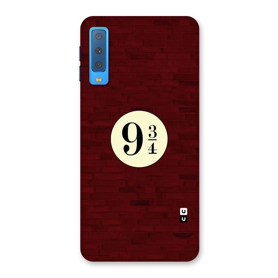 Red Wall Express Back Case for Galaxy A7 (2018)