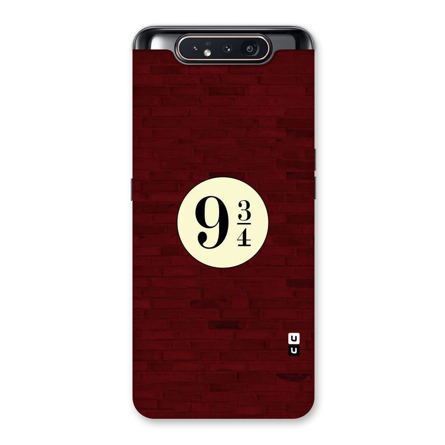 Red Wall Express Back Case for Galaxy A80