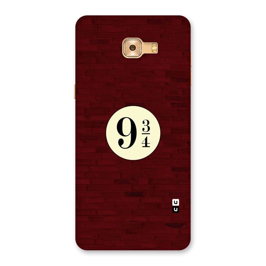 Red Wall Express Back Case for Galaxy C9 Pro
