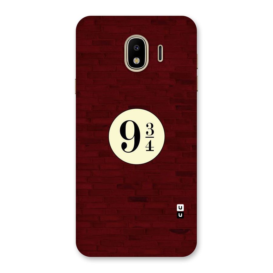 Red Wall Express Back Case for Galaxy J4