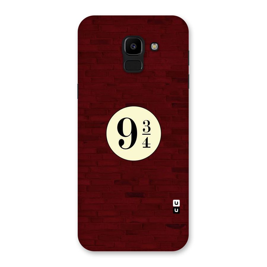 Red Wall Express Back Case for Galaxy J6