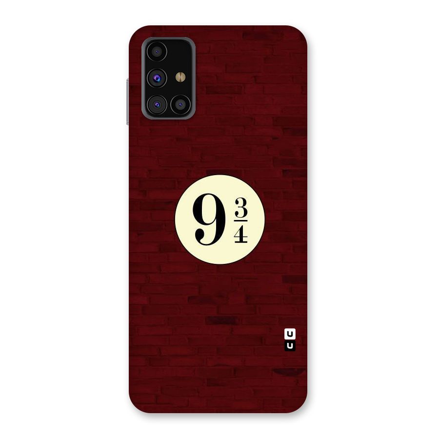 Red Wall Express Back Case for Galaxy M31s