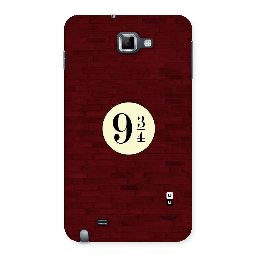 Red Wall Express Back Case for Galaxy Note