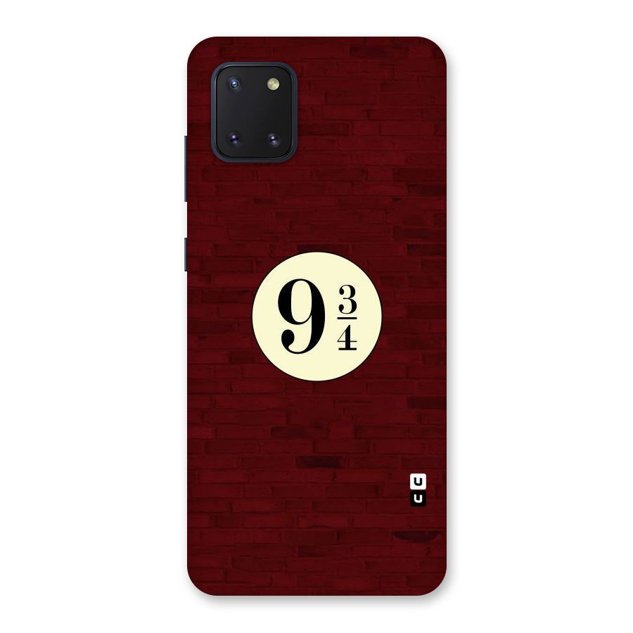 Red Wall Express Back Case for Galaxy Note 10 Lite