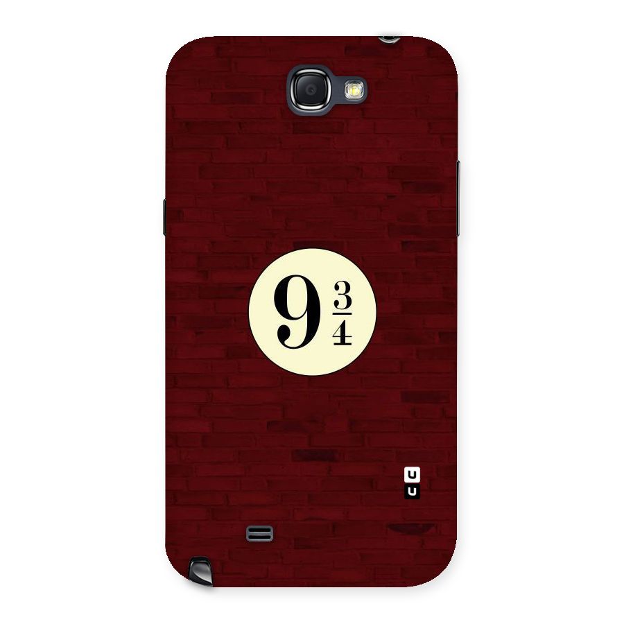 Red Wall Express Back Case for Galaxy Note 2