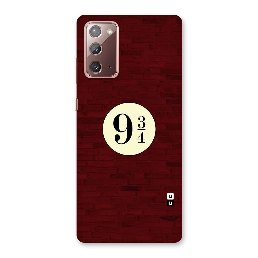 Red Wall Express Back Case for Galaxy Note 20