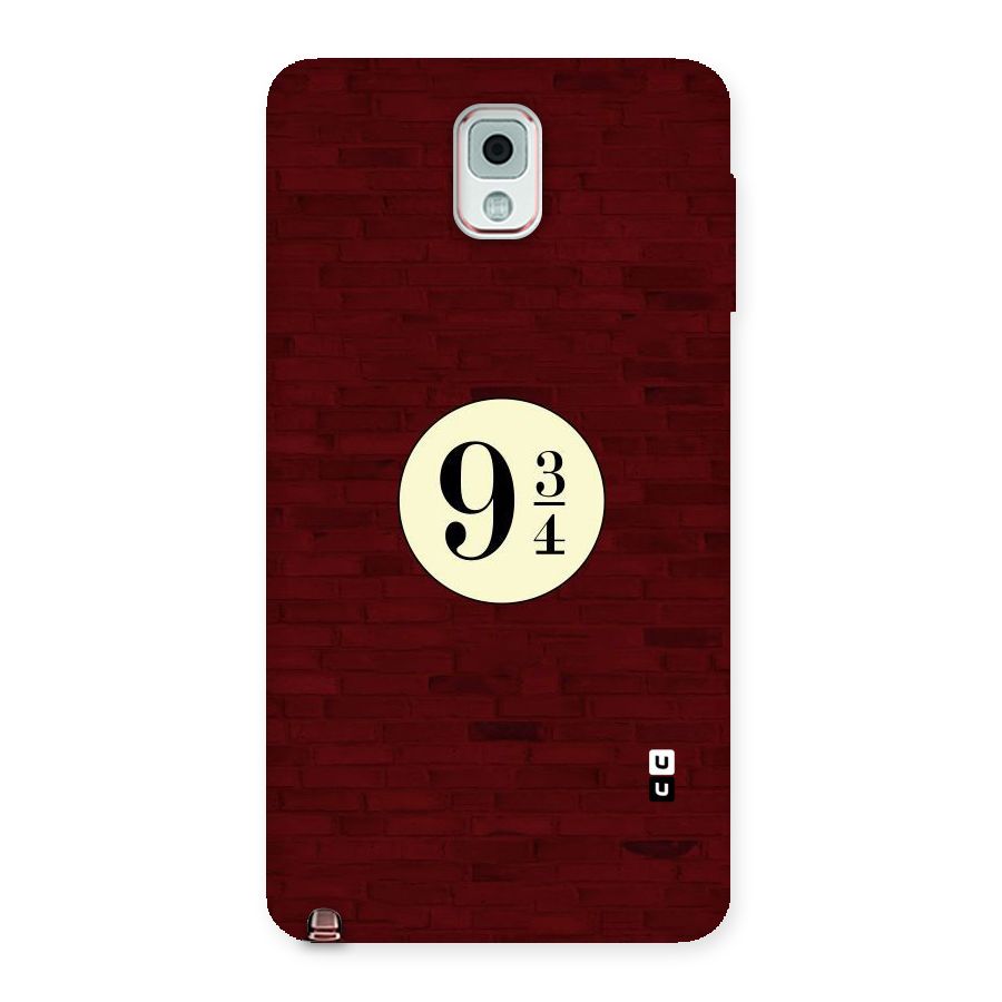 Red Wall Express Back Case for Galaxy Note 3