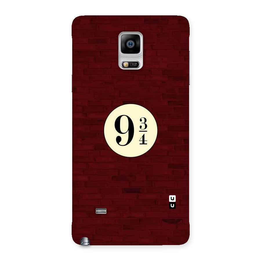 Red Wall Express Back Case for Galaxy Note 4