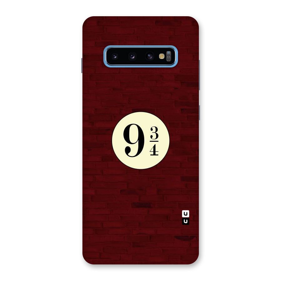 Red Wall Express Back Case for Galaxy S10 Plus