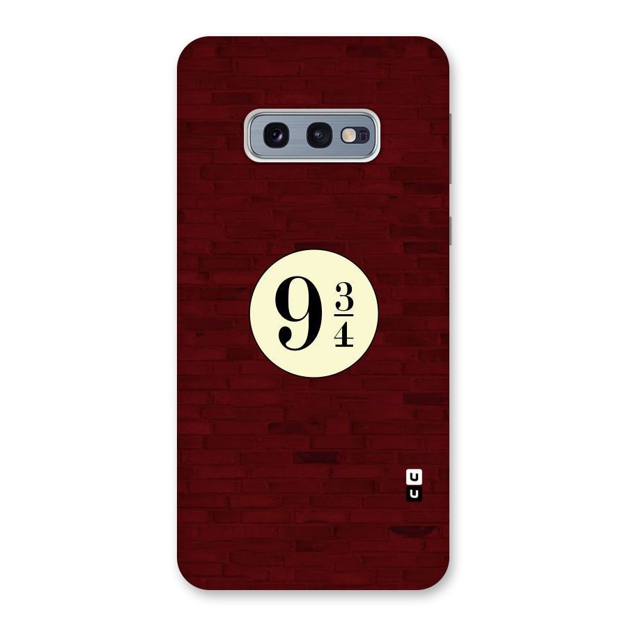Red Wall Express Back Case for Galaxy S10e